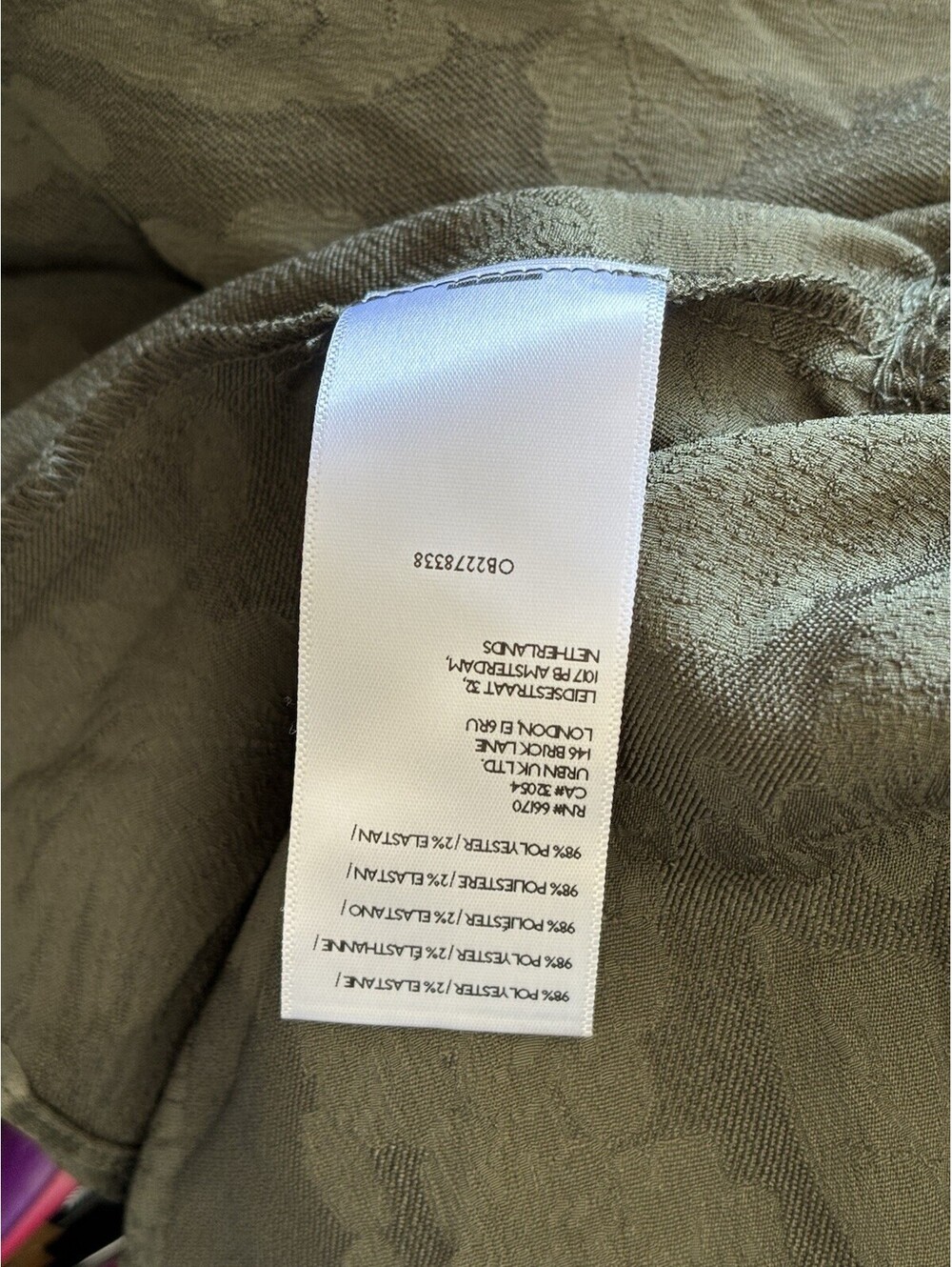 Free People Adventurer Army Green Jacquard Ruffle Maxi Skirt Women’s Size 10 NWT - Picture 10 of 10